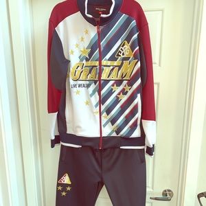🚹XL Smith & Graham StretchPoly Track Suit, NWOT🔥